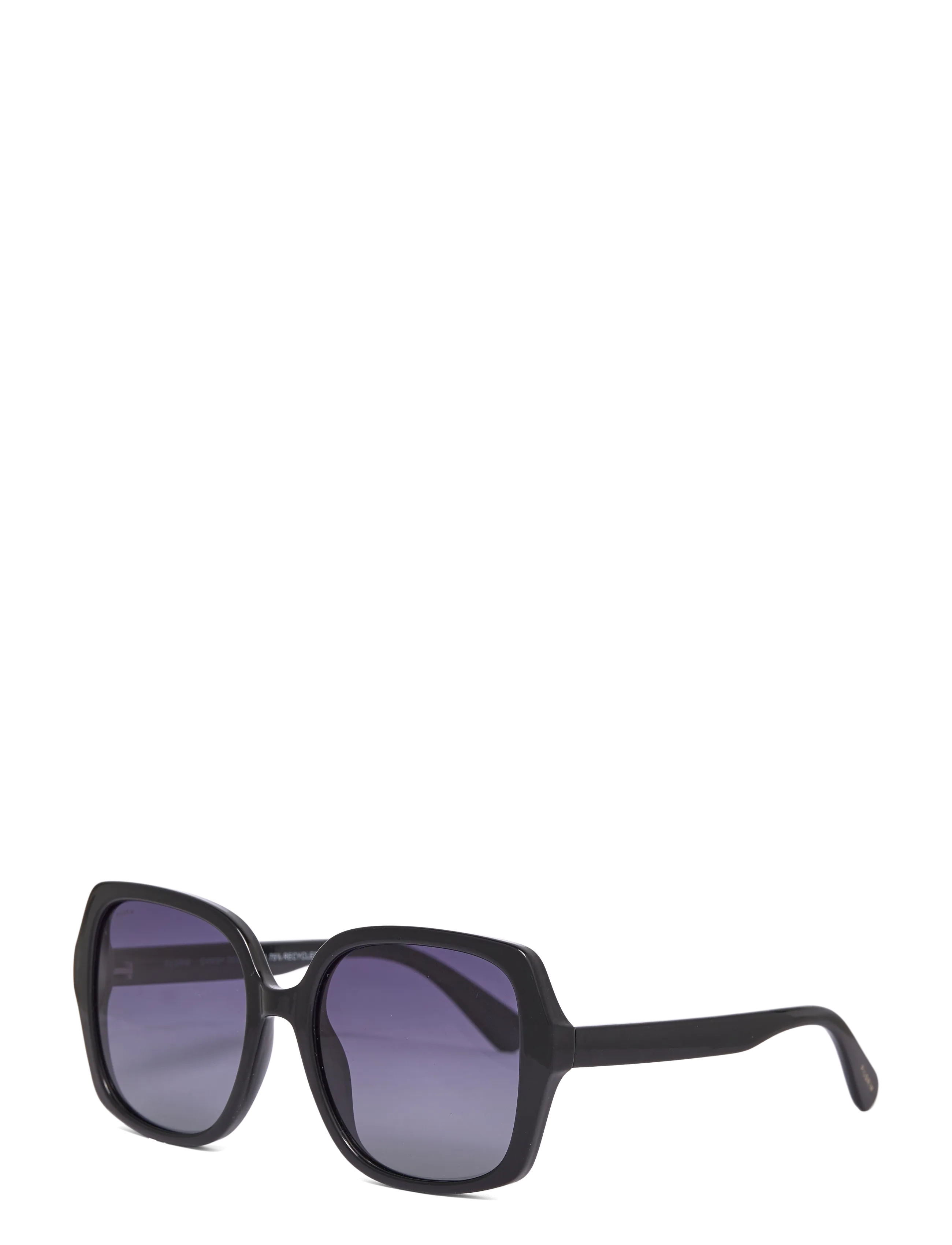 Pilgrim - JORDI sunglasses black - square frame - black - 1