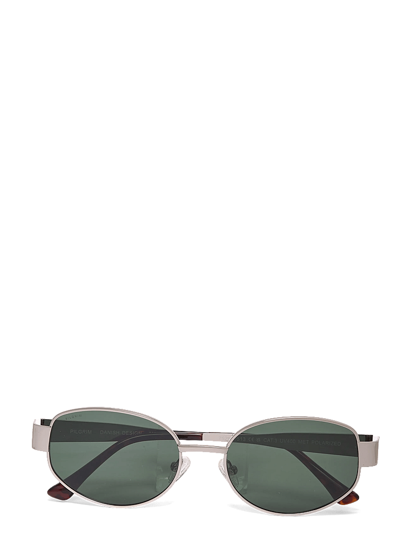Pilgrim - REILLY sunglasses brown/silver - runde form - brown - 0