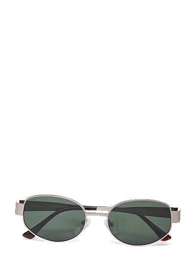 Reilly Sunglasses Brown/Silver - Round Frame