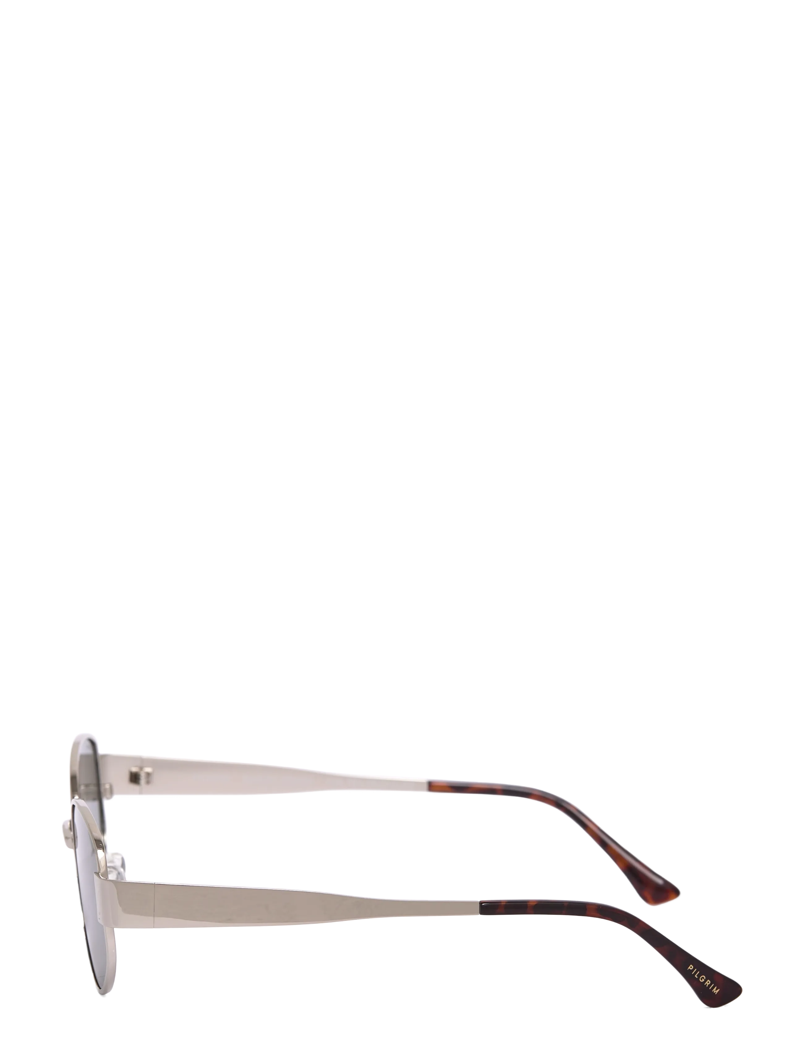 Pilgrim - REILLY sunglasses brown/silver - Ümmargused päikeseprillid - brown - 2