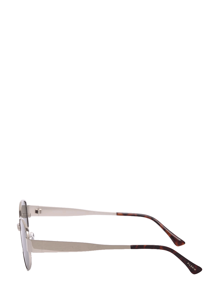 Pilgrim - REILLY sunglasses brown/silver - Ümmargused päikeseprillid - brown - 2