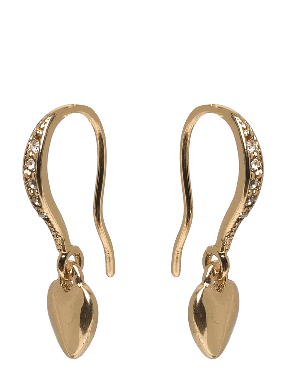 Dixie Heart Earrings Gold-Plated