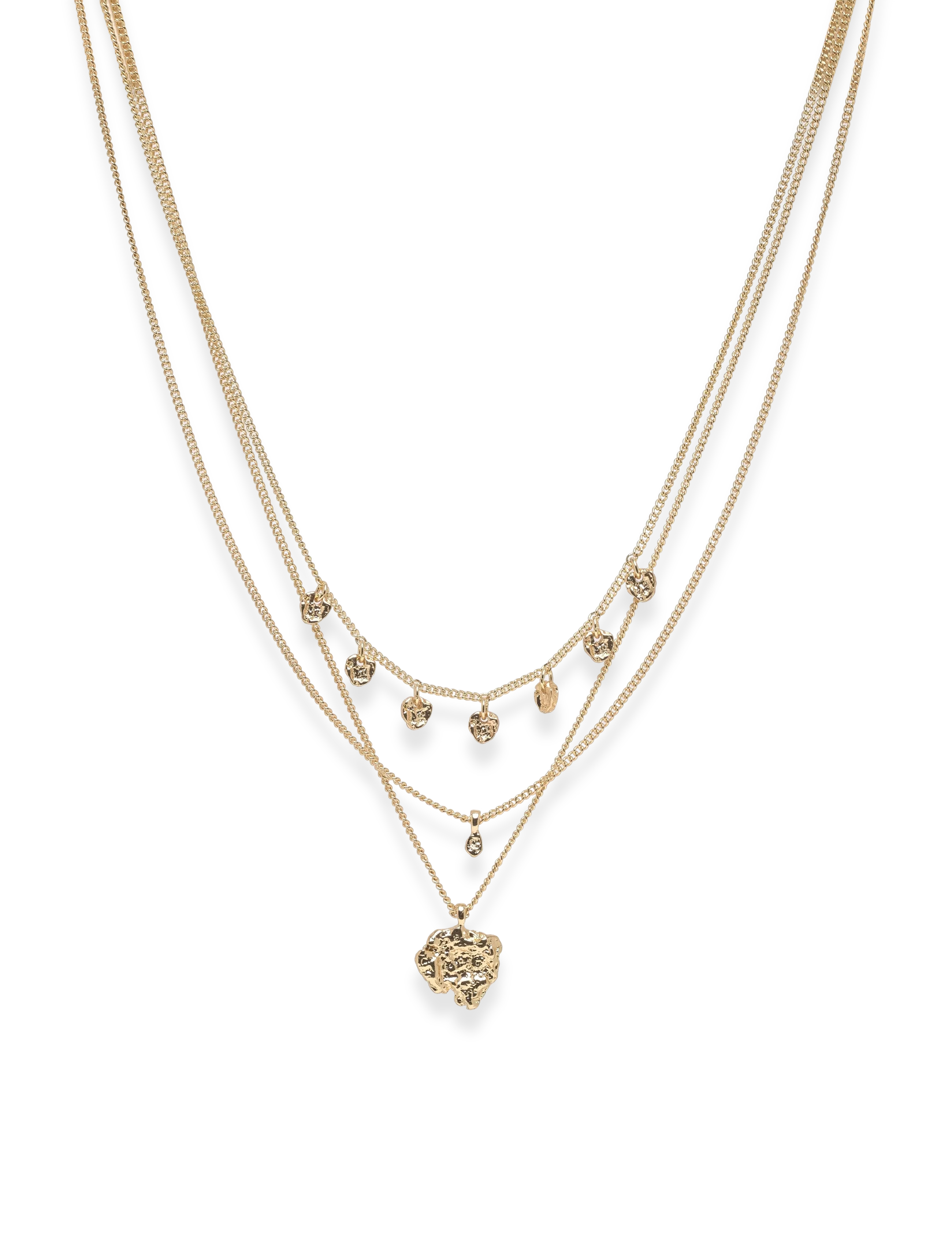 Pilgrim TABITHA 3-in-1 necklace gold-plated - Accessoires - GOLD PLATED / gold