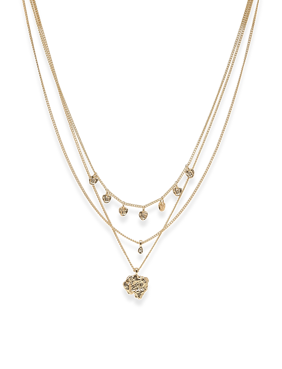 Pilgrim - TABITHA 3-in-1 necklace gold-plated - statement kaelakeed - gold plated - 0