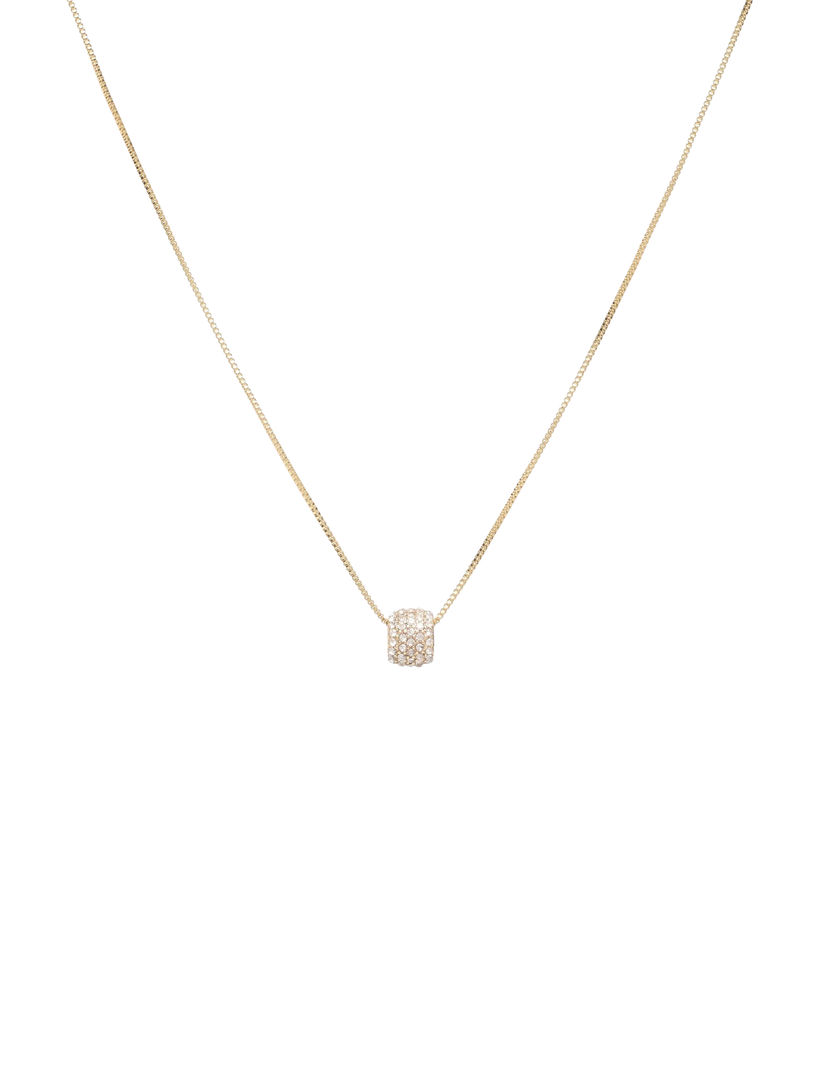 Pilgrim Shea Crystal Pendant Necklace Gold-Plated, One Size, Gold, Halskæder > Smukke Halskæder, Dame