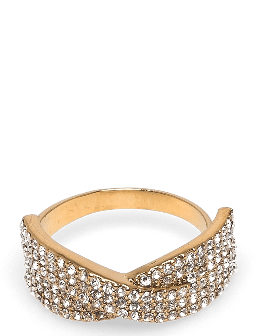 Pilgrim - SHEA crystal ring gold-plated - konfirmatsioon - gold plated - 0