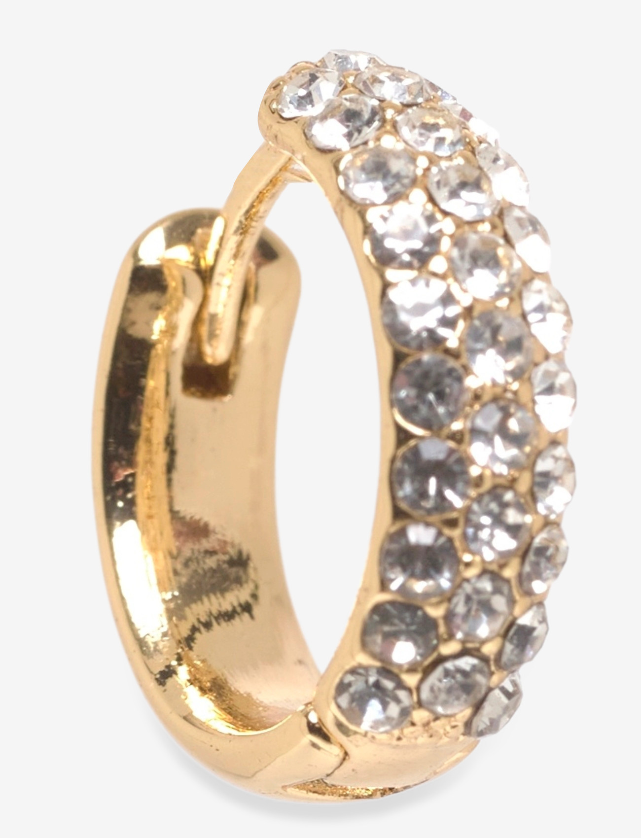 Pilgrim - SHEA crystal hoop earrings gold-plated - hoops kõrvarõngad - gold plated - 1