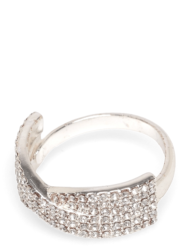 Pilgrim - SHEA crystal ring silver-plated - bagues - silver plated - 0