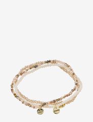 Pilgrim - INDIGO 3-in-1 bracelet set - pearl bracelets - gold plated - 0
