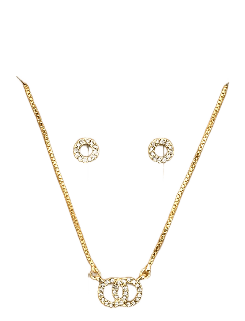 Pilgrim - HARLAN gift set, necklace & earrings, gold-plated - ketten mit anhänger - gold plated - 1