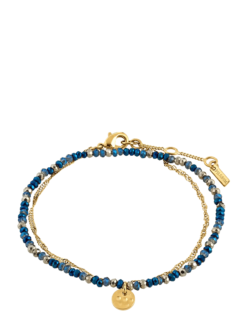 Pilgrim - BELLAMY gift set, bracelet 2-in-1 set - grandininės apyrankės - gold plated - 2