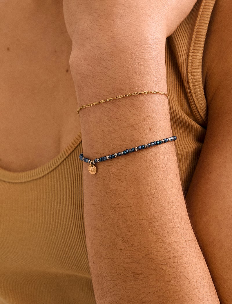 Pilgrim - BELLAMY gift set, bracelet 2-in-1 set - grandininės apyrankės - gold plated - 3