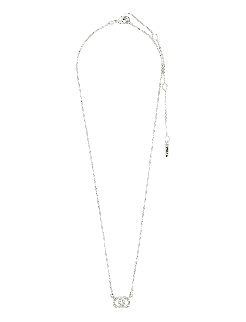 Pilgrim - HARLAN gift set, necklace & earrings, silver-plated - halskæder med vedhæng - silver plated - 3