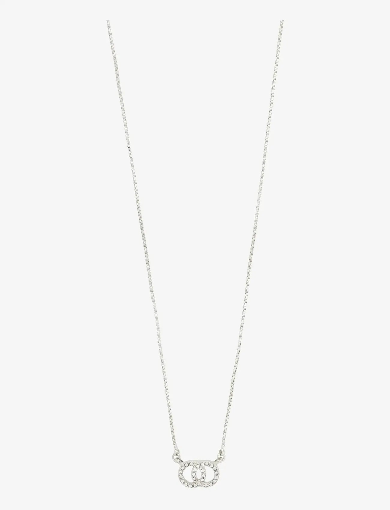 Pilgrim - HARLAN gift set, necklace & earrings, silver-plated - halskæder med vedhæng - silver plated - 4