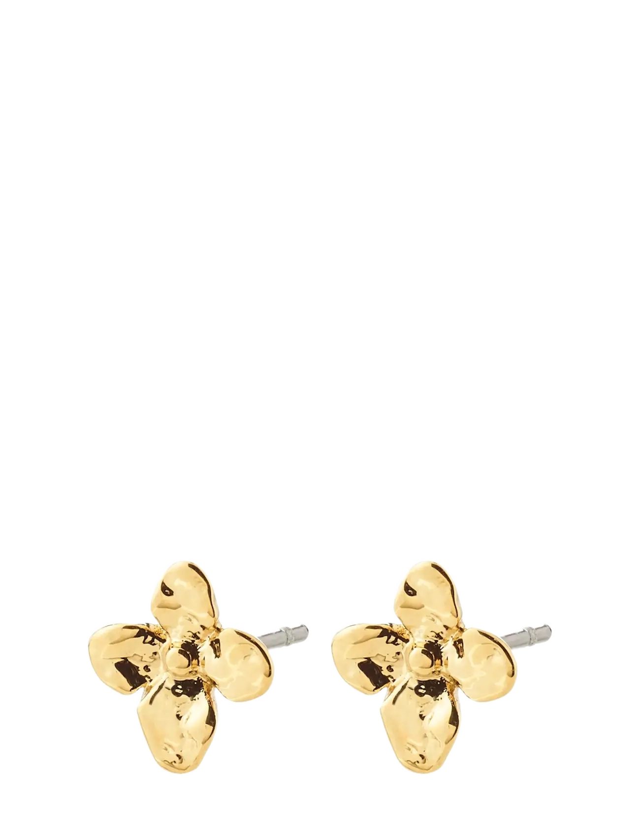 Pilgrim - SANINE gift set, rings & earstuds, gold-plated - stud earrings - gold plated - 3