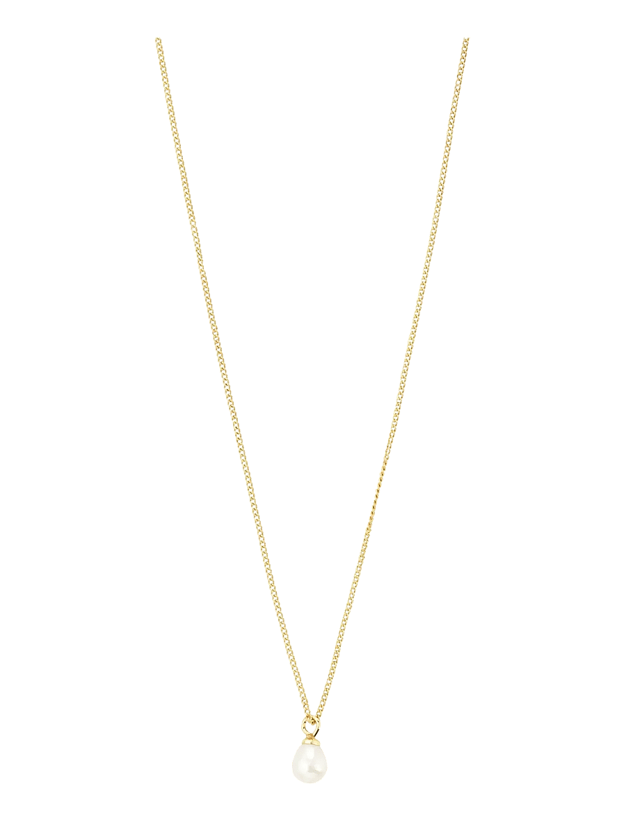 Pilgrim - EVENA gift set, necklace & earstuds, gold-plated - gold plated - 2