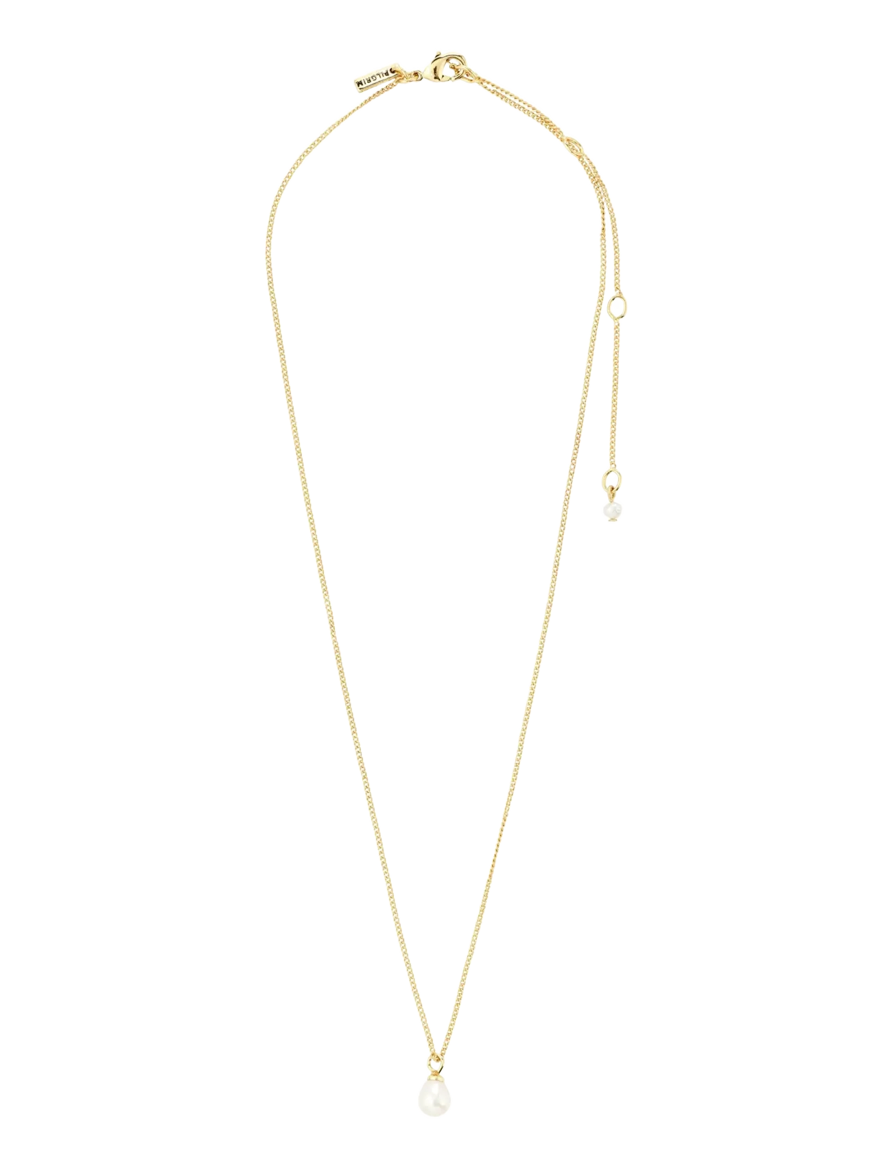 Pilgrim - EVENA gift set, necklace & earstuds, gold-plated - gold plated - 3