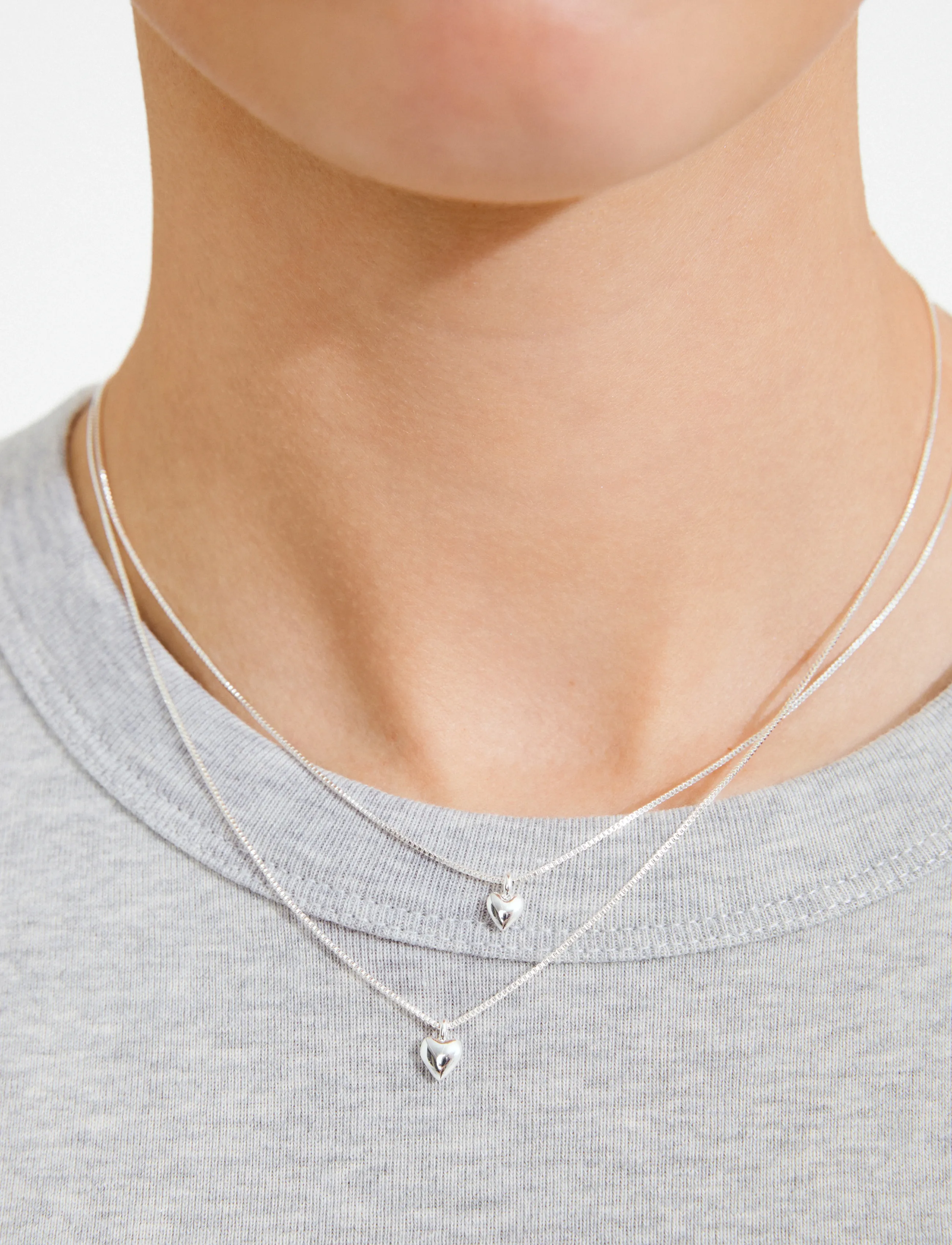 PILGRIM Penina Gift Set, Necklace & Earstuds, Silver-Plated halsband dam – bild 4