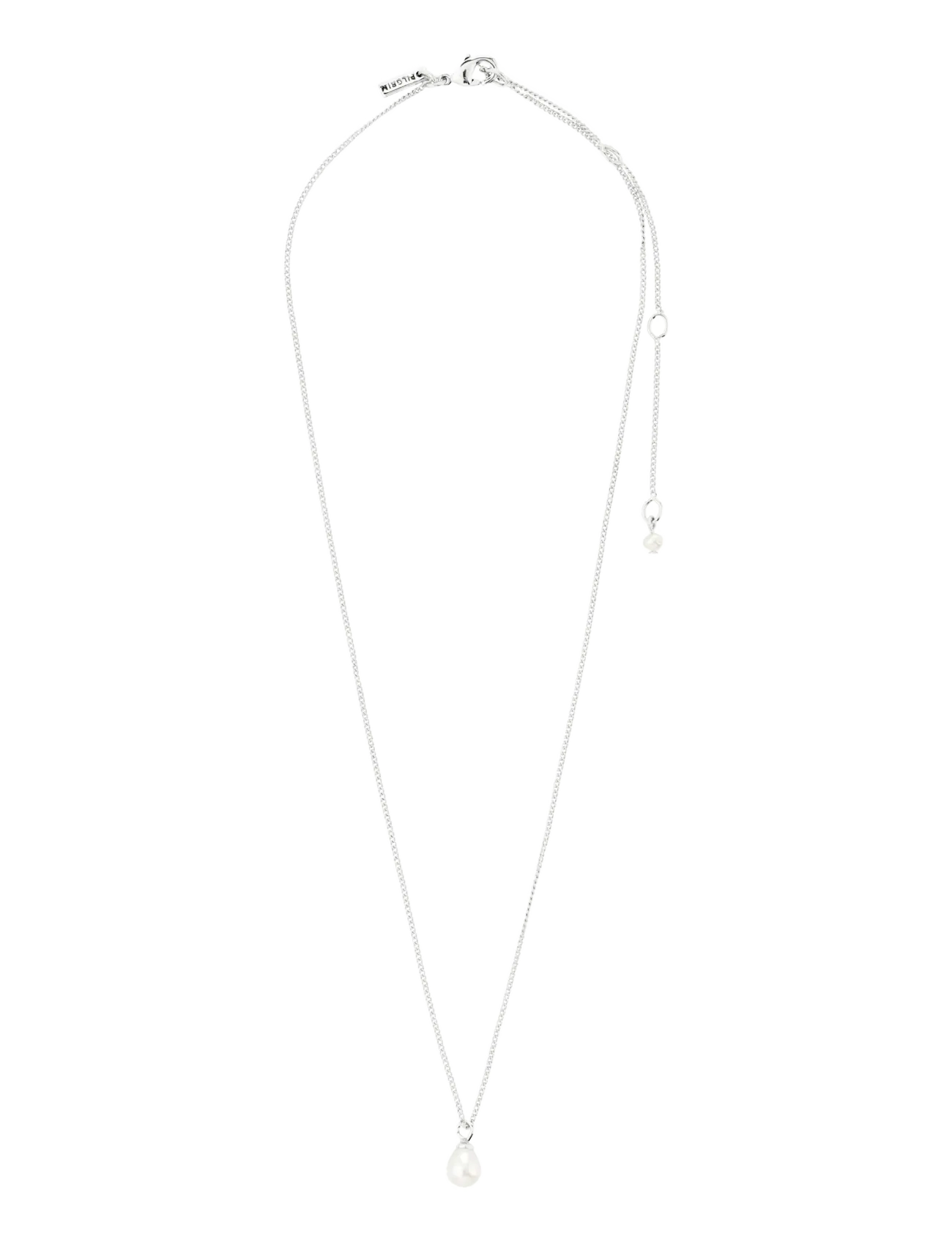 Pilgrim - EVENA gift set, necklace & earstuds, silver-plated - silver plated - 3