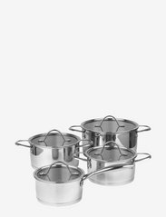 Pillivuyt Gourmet - Cookware set with glass lid Mosel - kastrulikomplektid - metal - 0