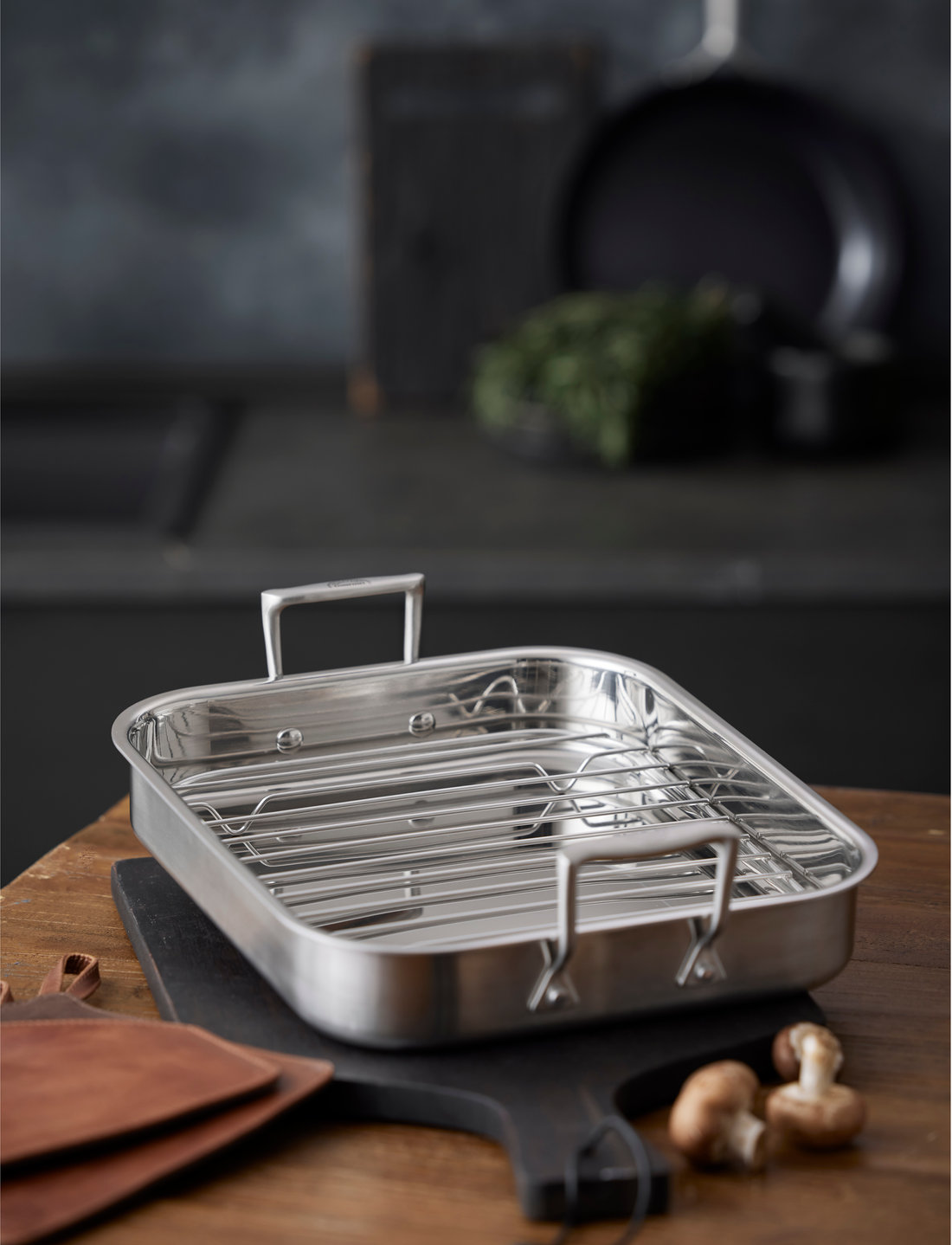 Pillivuyt Gourmet Roasting Pan W rack Somme Oven dishes Boozt