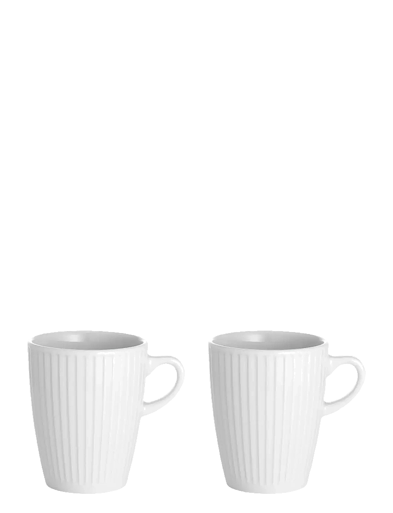 Pillivuyt - Mug Plissé 2 pcs - kaffetassen - white - 0