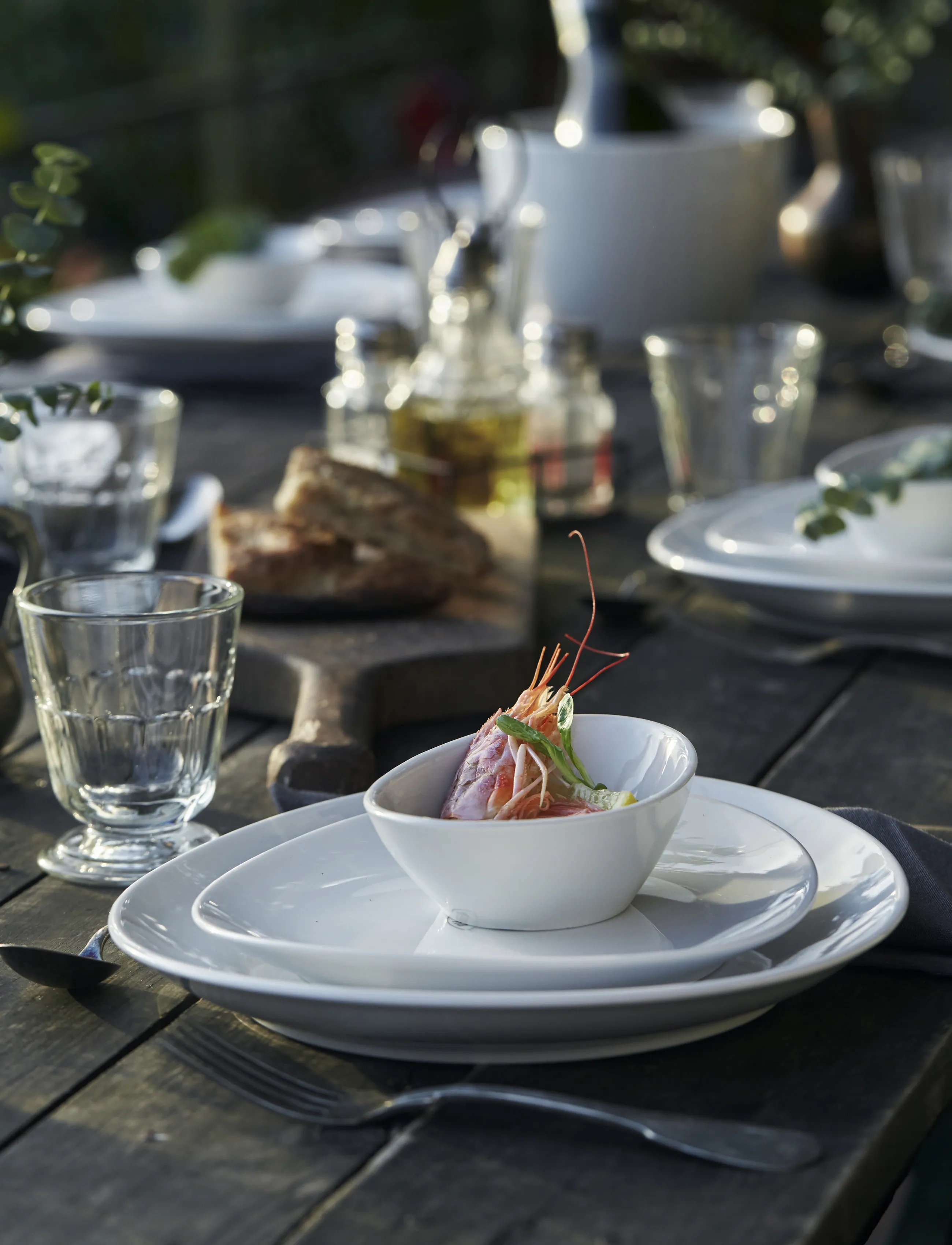 Pillivuyt - Bowl oval 24 cl Serie Originale 16 x 10 cm White - servierschalen - white - 2