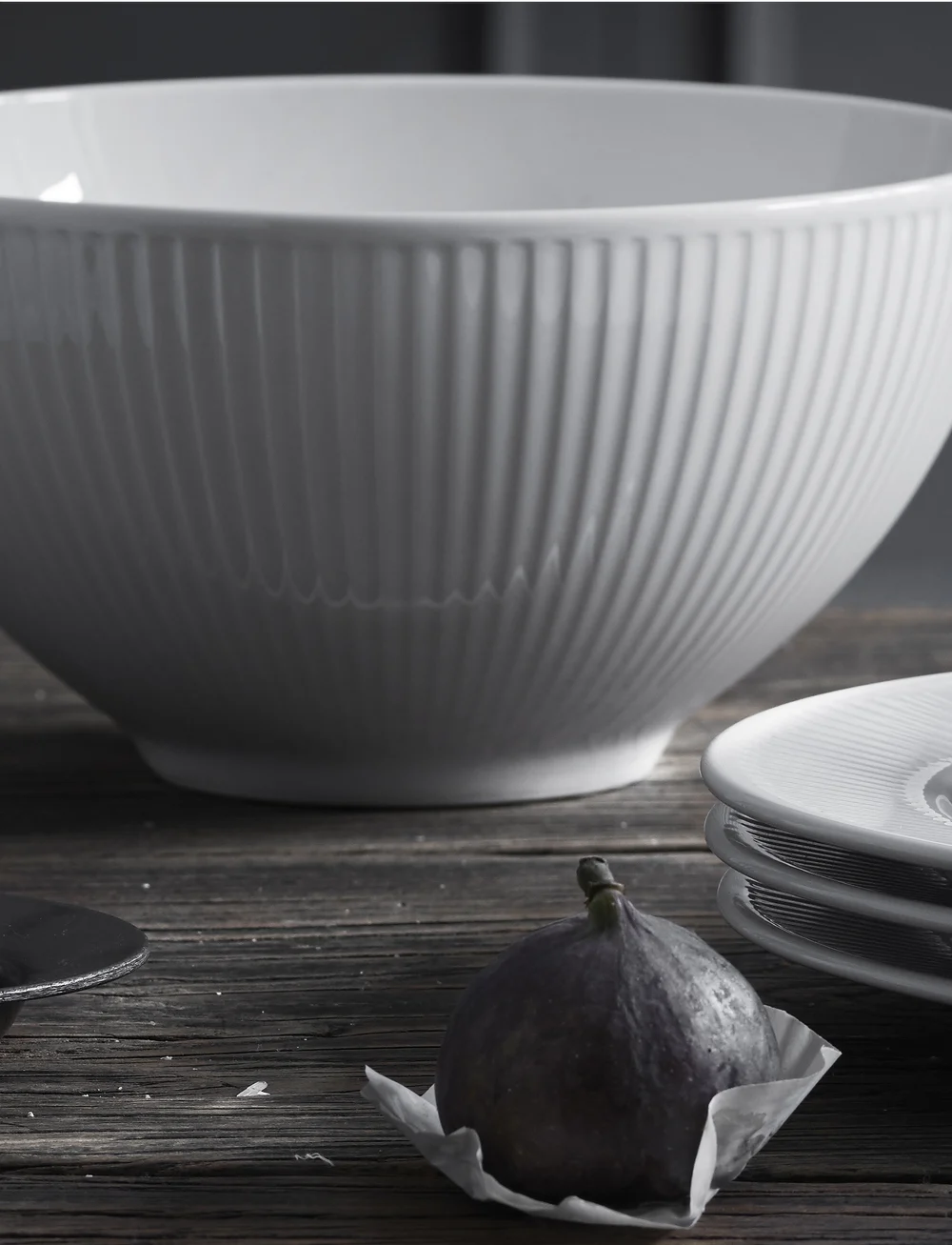 Pillivuyt - Bowl Plissé - servierschalen - white - 1