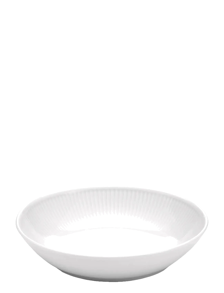 Pillivuyt - Plate deep Plissé - supitaldrikud - vit - 1