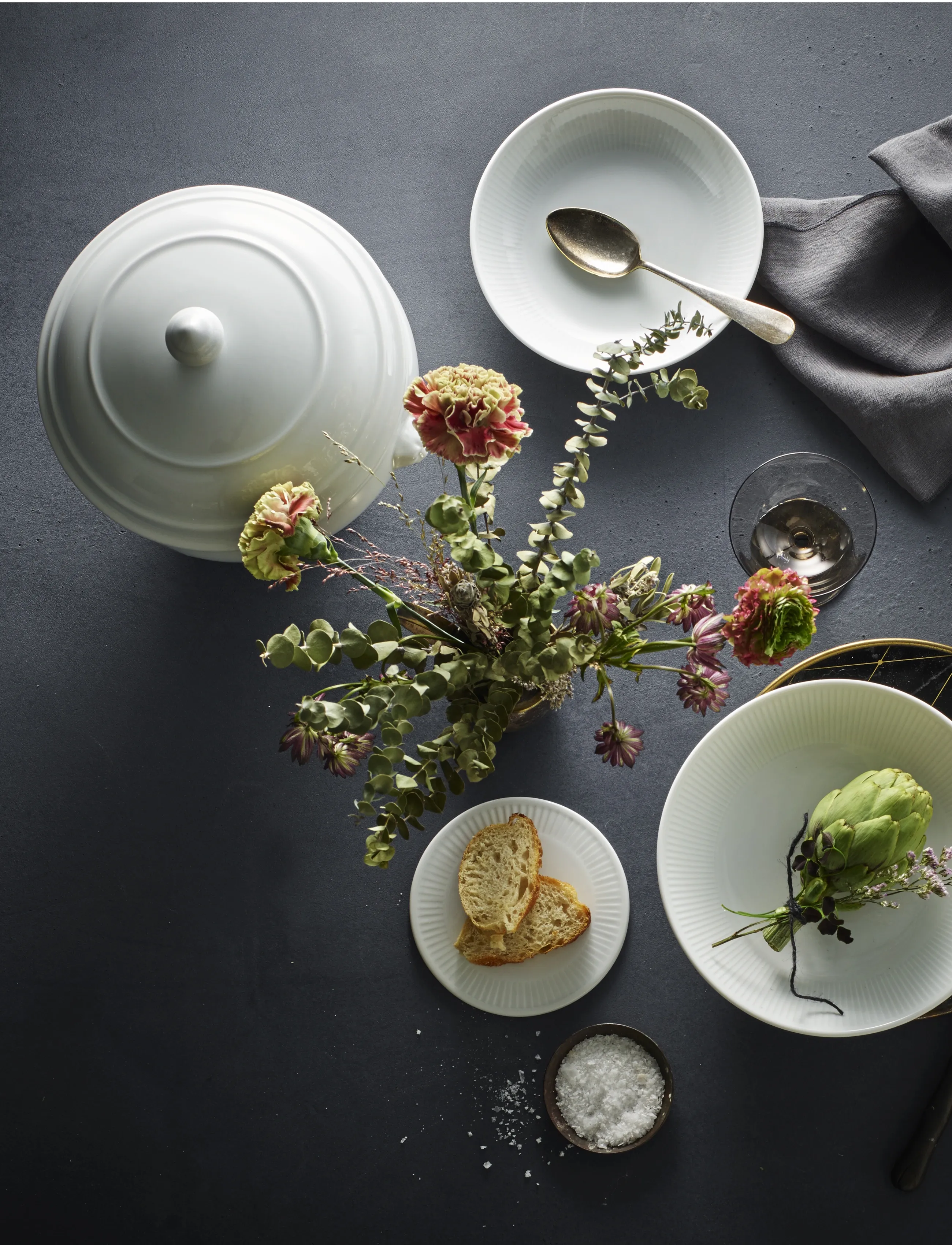 Pillivuyt - Plate deep Plissé - deep plates - vit - 2
