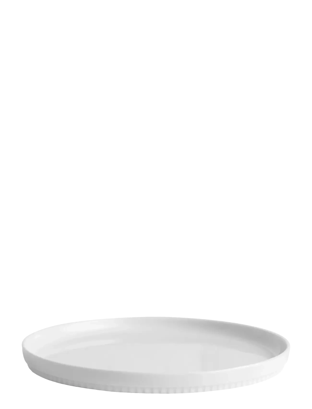 Pillivuyt Tallerken Flad, Lige Kant Toulouse 20 Cm Hvid Ovnfast Porc, Dinner Plade, Hvid, Str: Ø 20 cm