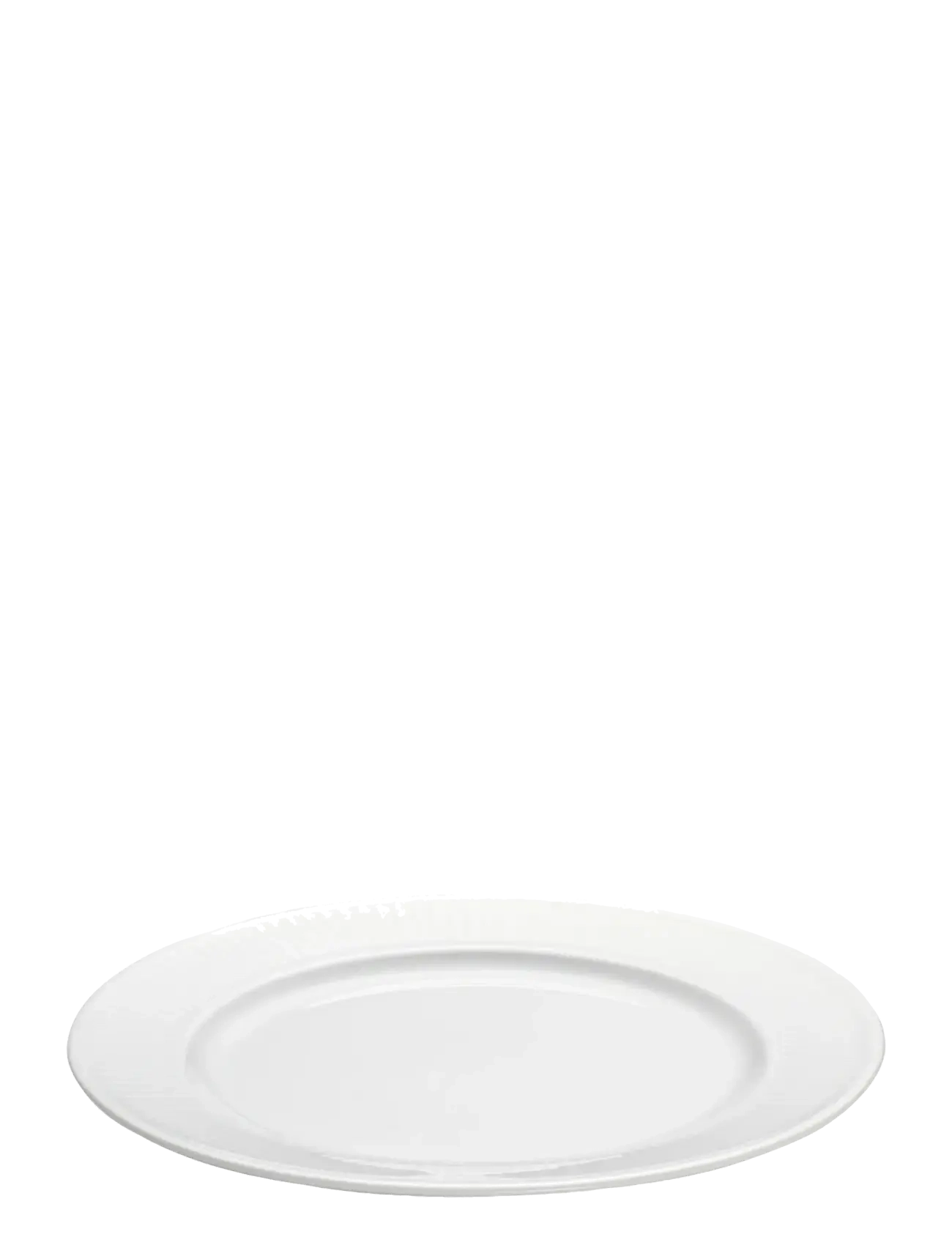 Pillivuyt Plate flat Plissé - Offres - WHITE / white