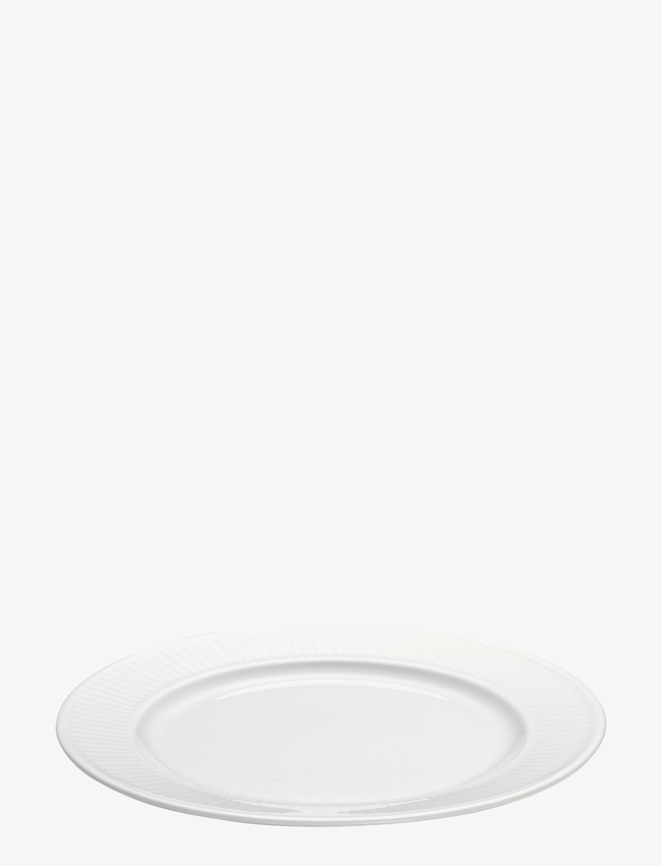 Pillivuyt Plate flat Plissé - Teller - WHITE / white
