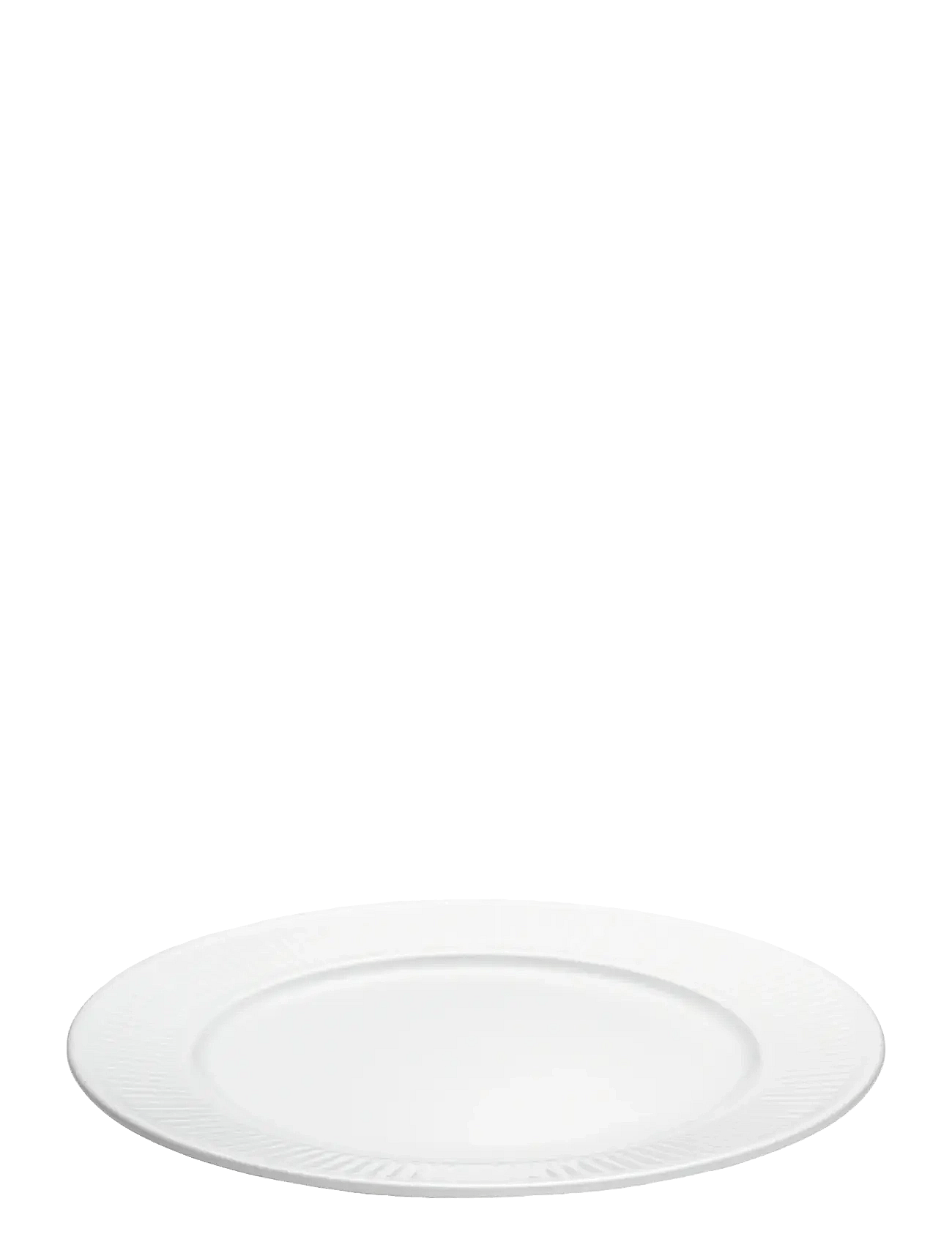 Pillivuyt | Tallerken Flad Plissé 22 Cm Hvid | Ø 22 cm