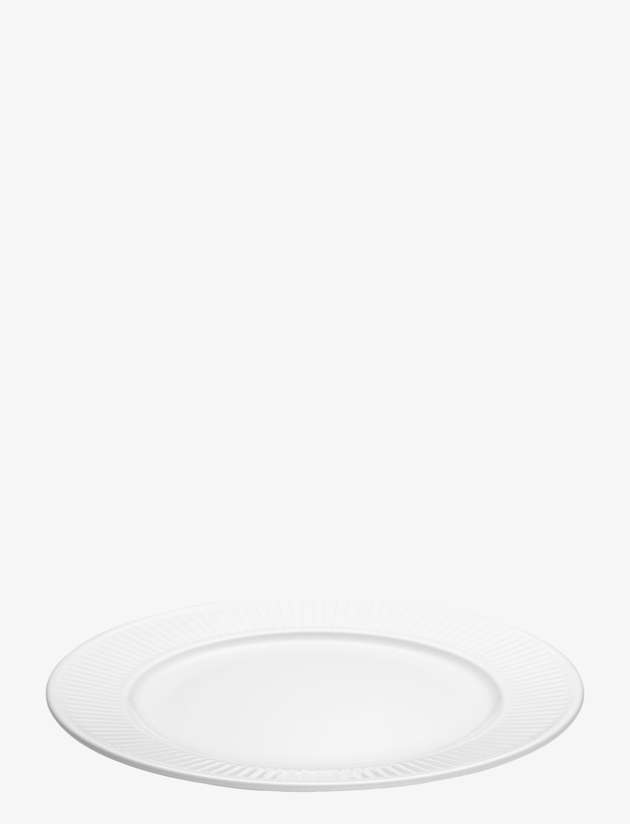 Pillivuyt Plate flat Plissé - Teller - WHITE / white