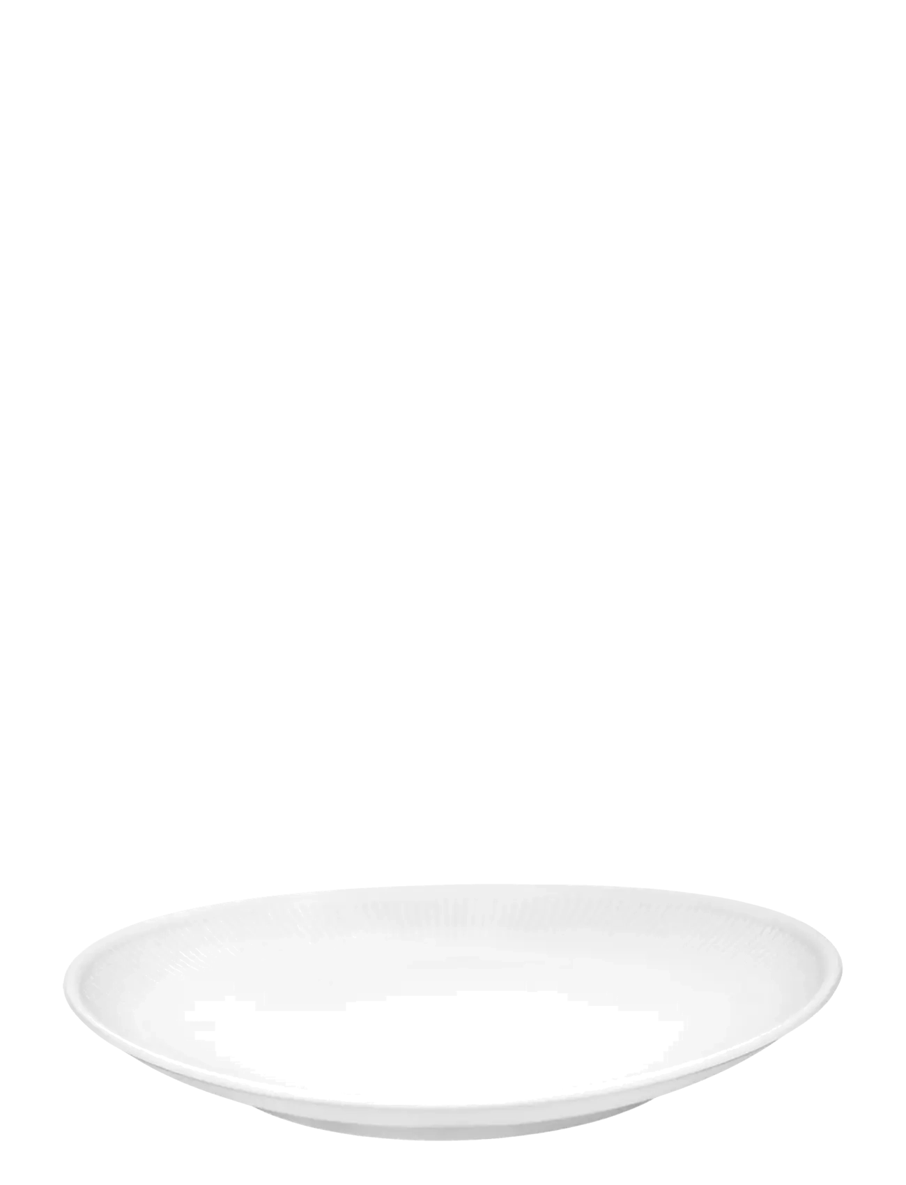 Pillivuyt Plate oval Plissé 29.5 x 25.5 cm White - Boozt Days - WHITE / white