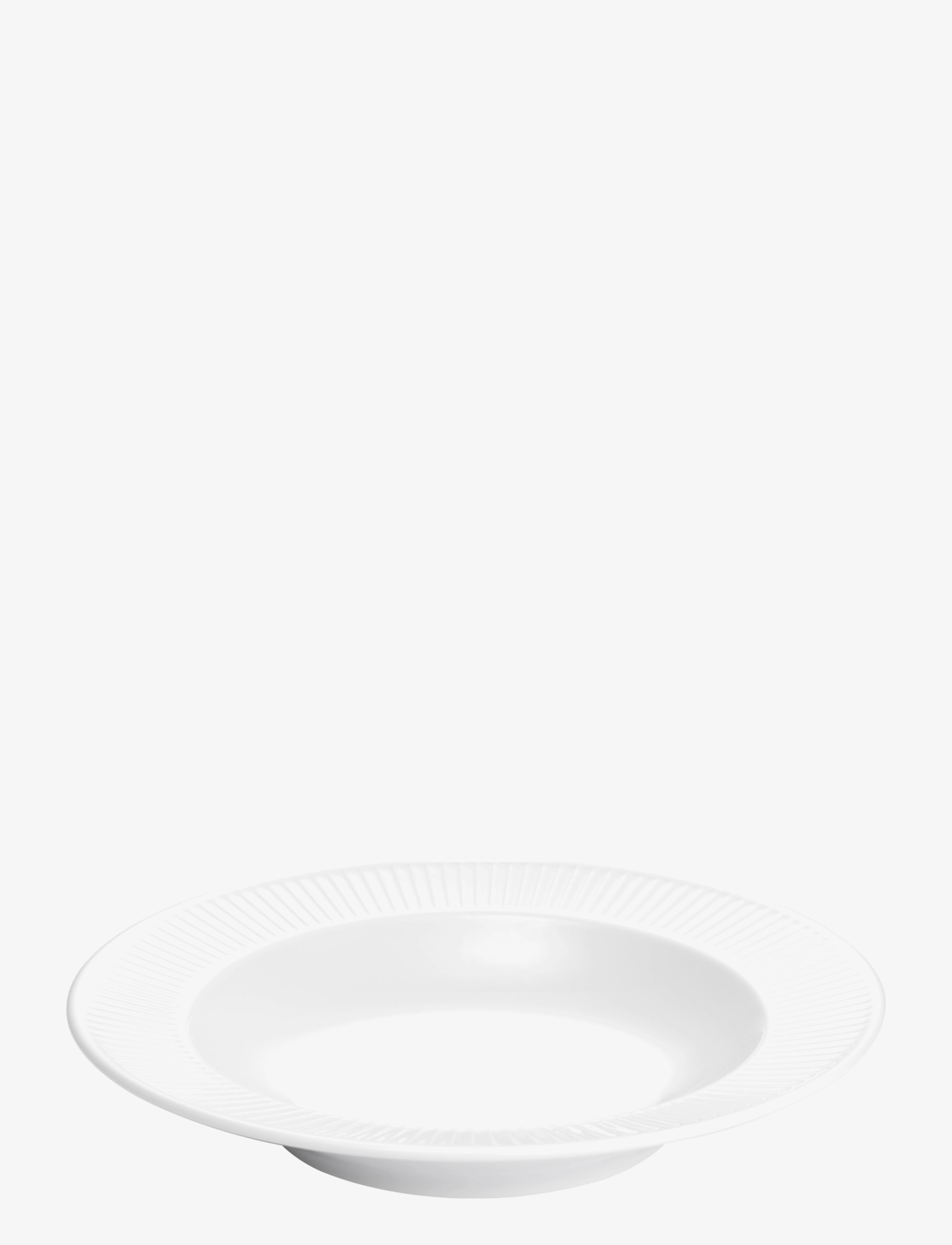 Pillivuyt Pastatallerken dyb plissé 28 cm hvid - Pastatallerkner - WHITE / white