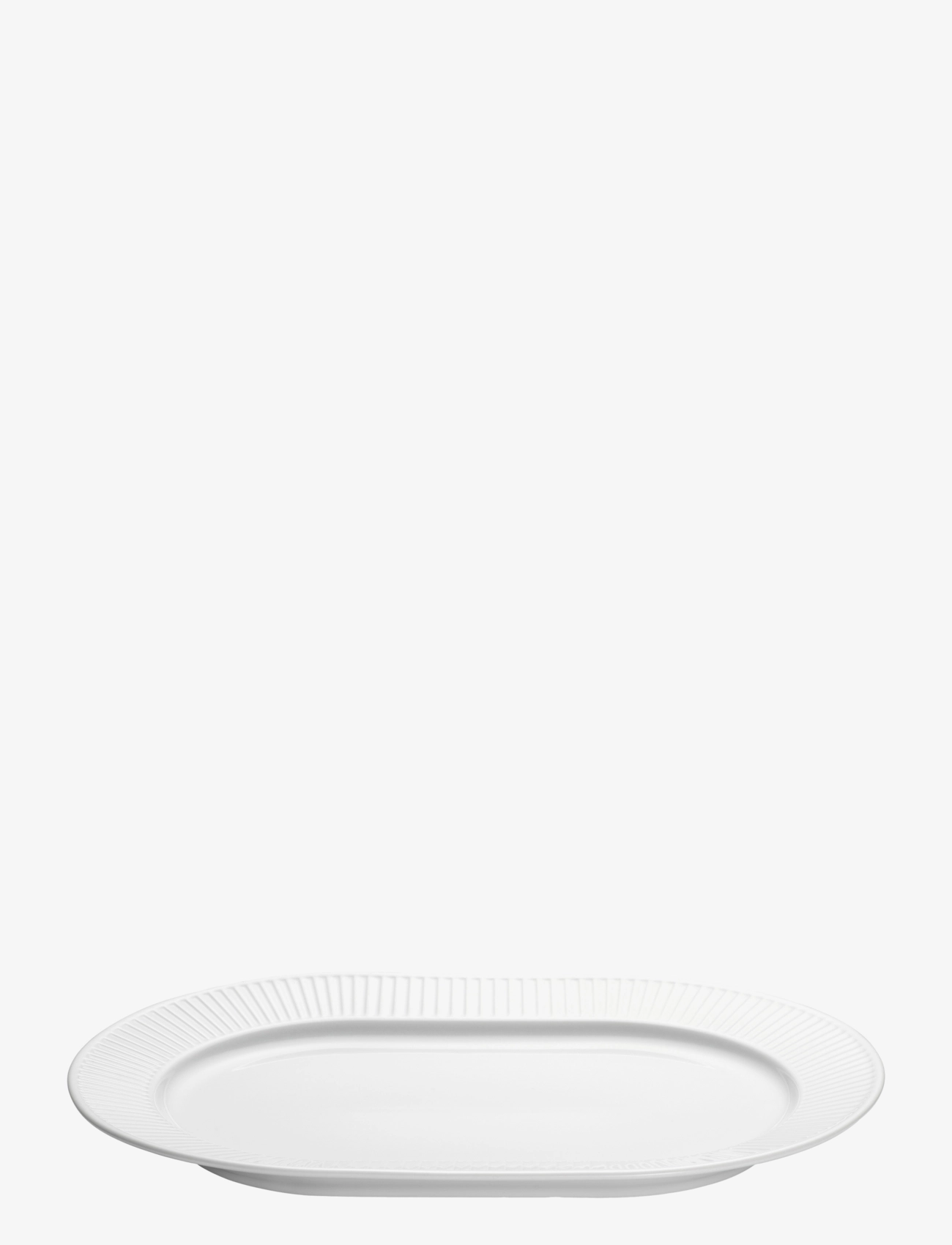 Pillivuyt - Serving Dish Oval Plissé - servierplatten - white - 1