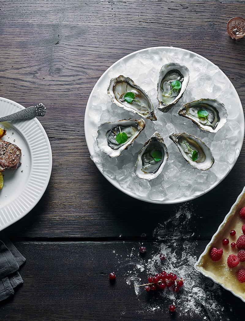 Pillivuyt - Serving Dish Oval Plissé - servierplatten - white - 4