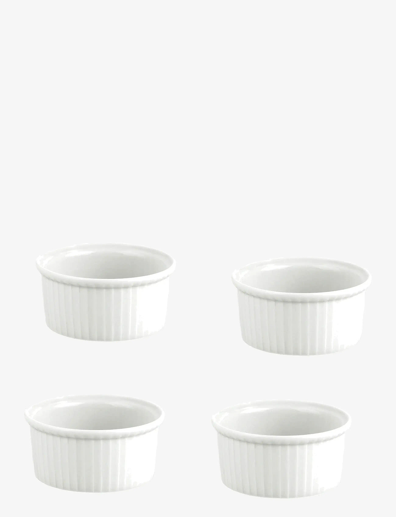 Pillivuyt - Ramekin låg nr. 1 Serie Originale 4 st - frukostskålar - white - 0