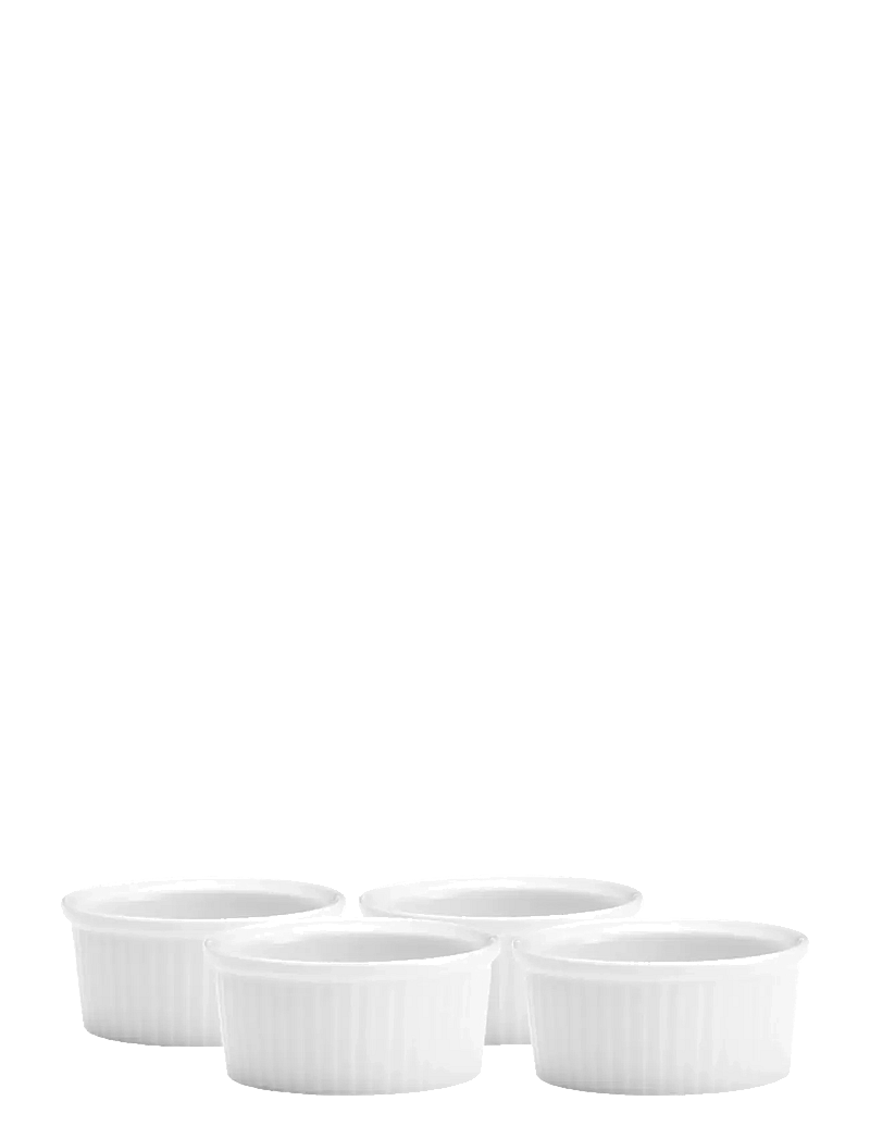 Pillivuyt - Ramekin Serie Originale 4 pcs - breakfast bowls - white - 1