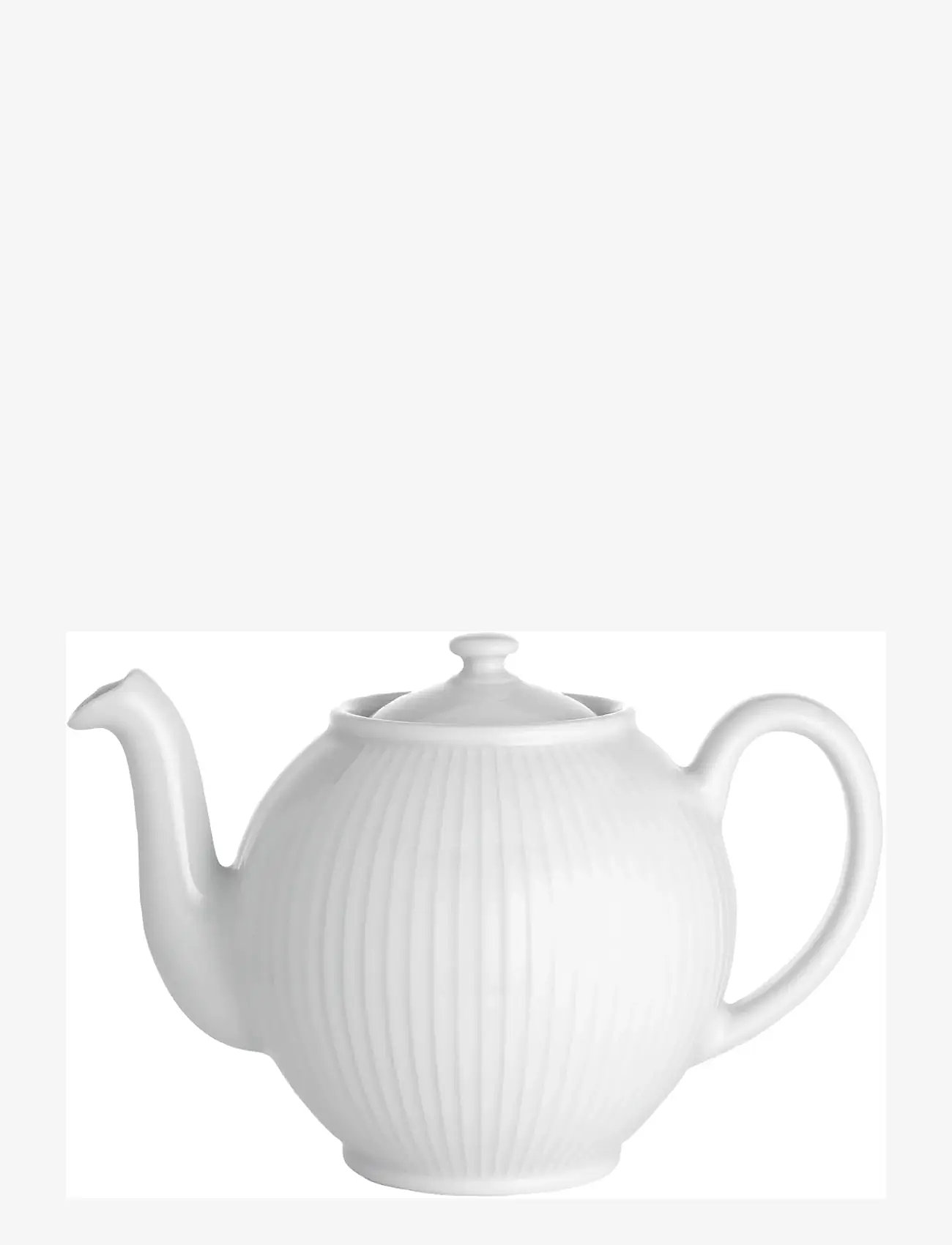 Pillivuyt - Tekanne Plissé 0,5 liter Hvit - white - 1