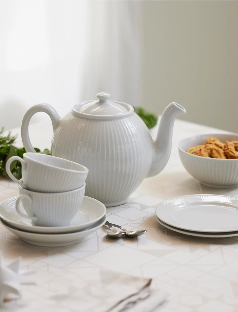 Pillivuyt - Jug Plissé - wasserkaraffen - white - 2