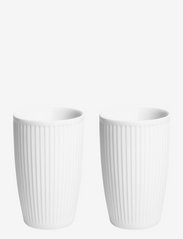 Thermo mug Plissé 35 cl 9 x 14 cm 2 pcs White - WHITE