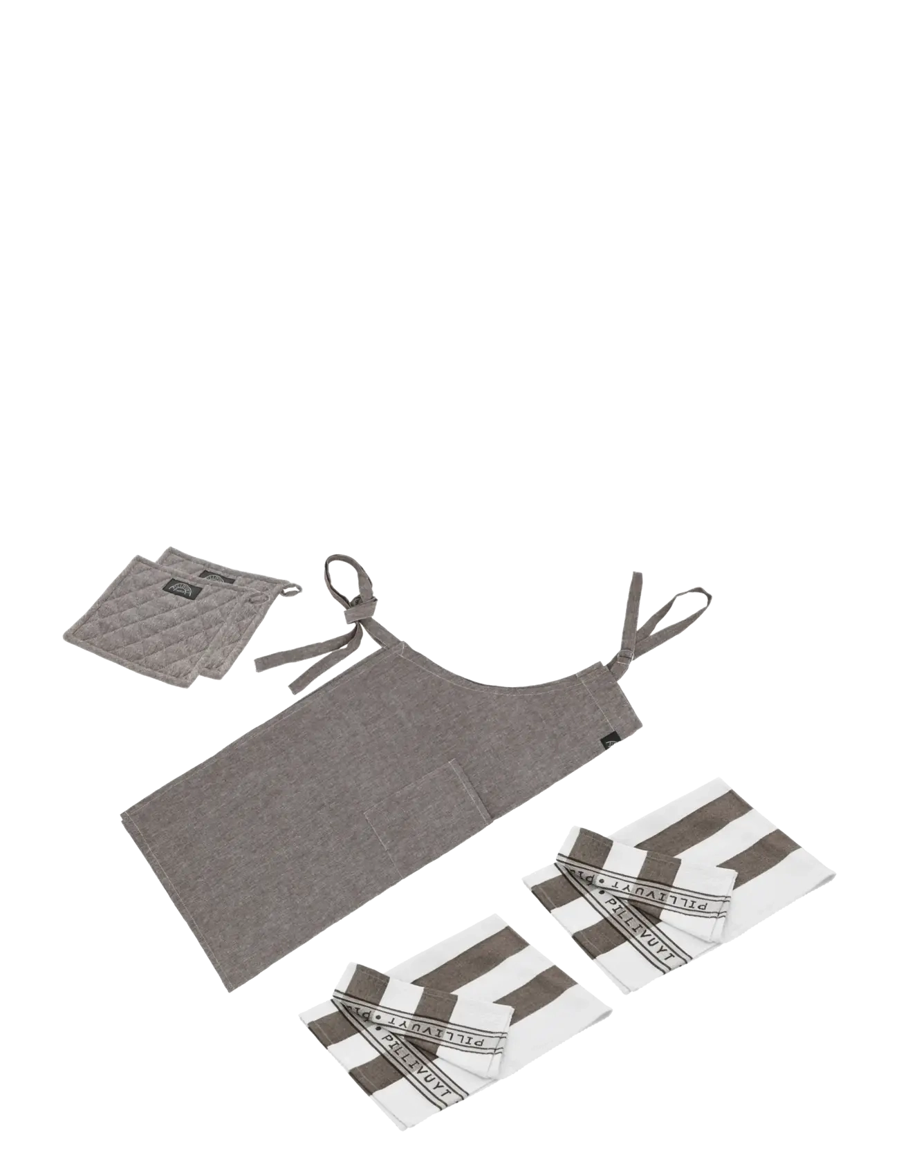 Pillivuyt Textilset recycle 5 delar - Visa allt - BROWN / brown