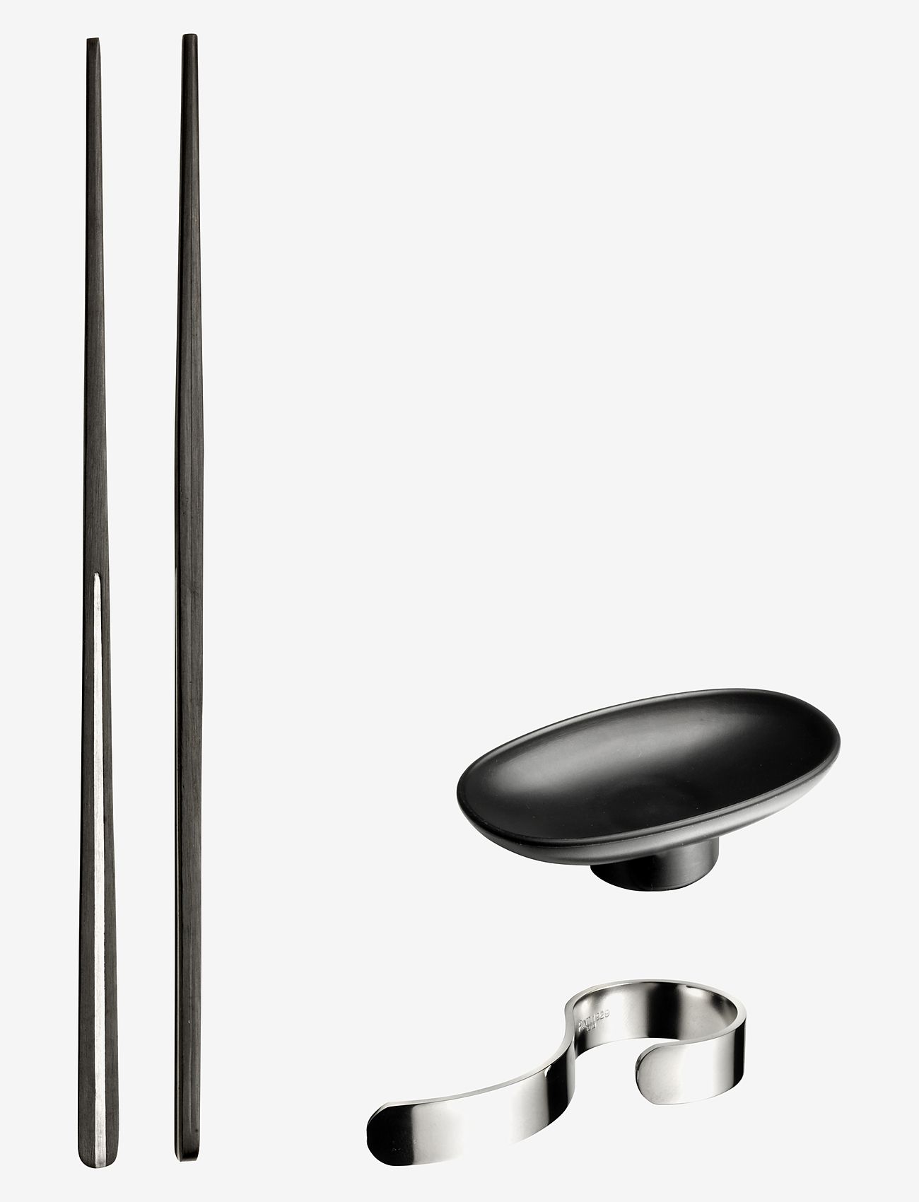 Pintinox - ASIAN SET AUDREY  PINTINOX - eßstäbchen - blackxsilver - 0