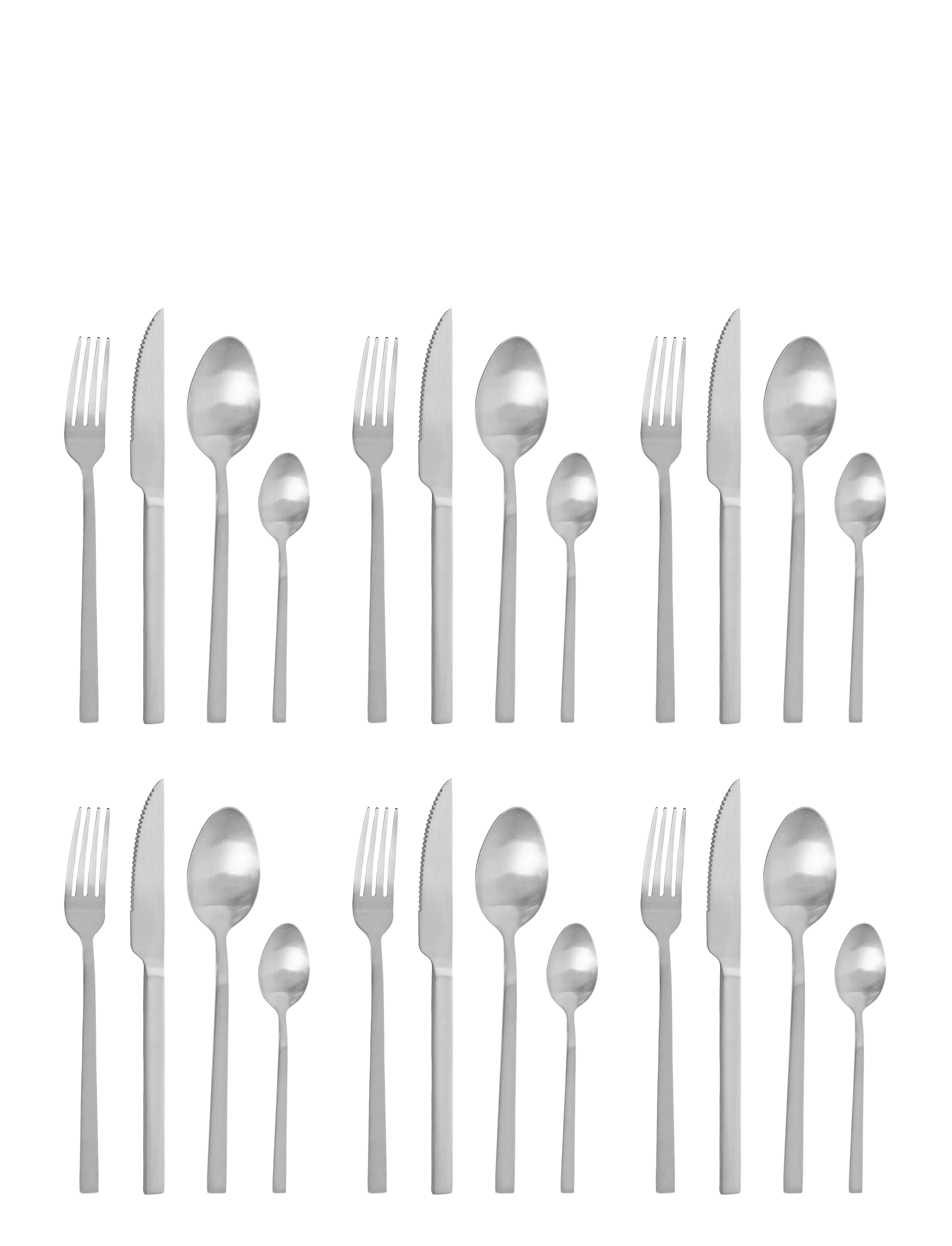 Pintinox - Bestickset 24-del Duke satin Pintinox - bestiksæt - matt silver - 2