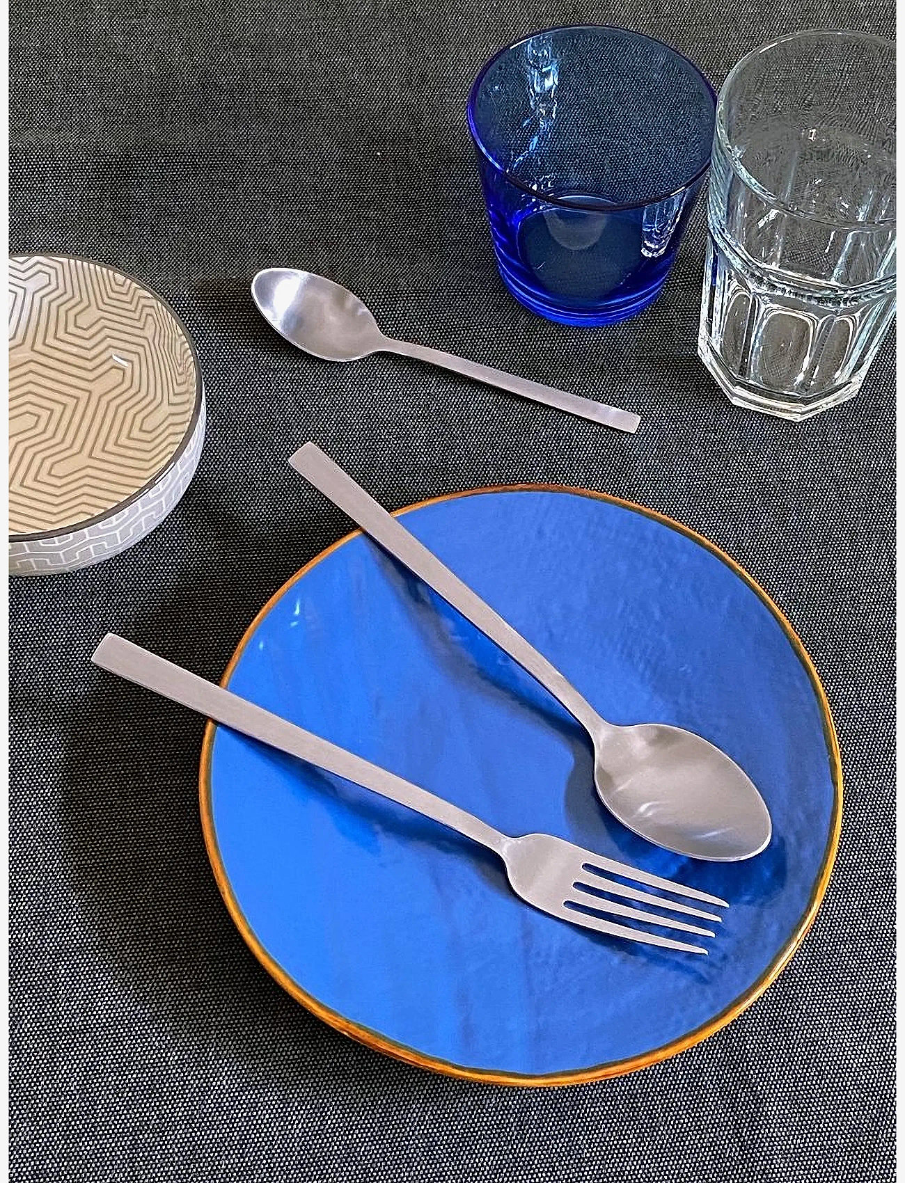 Pintinox - CUTLERY SET 24 PCS DUKE SATIN PINTINOX - cutlery sets - matt silver - 5