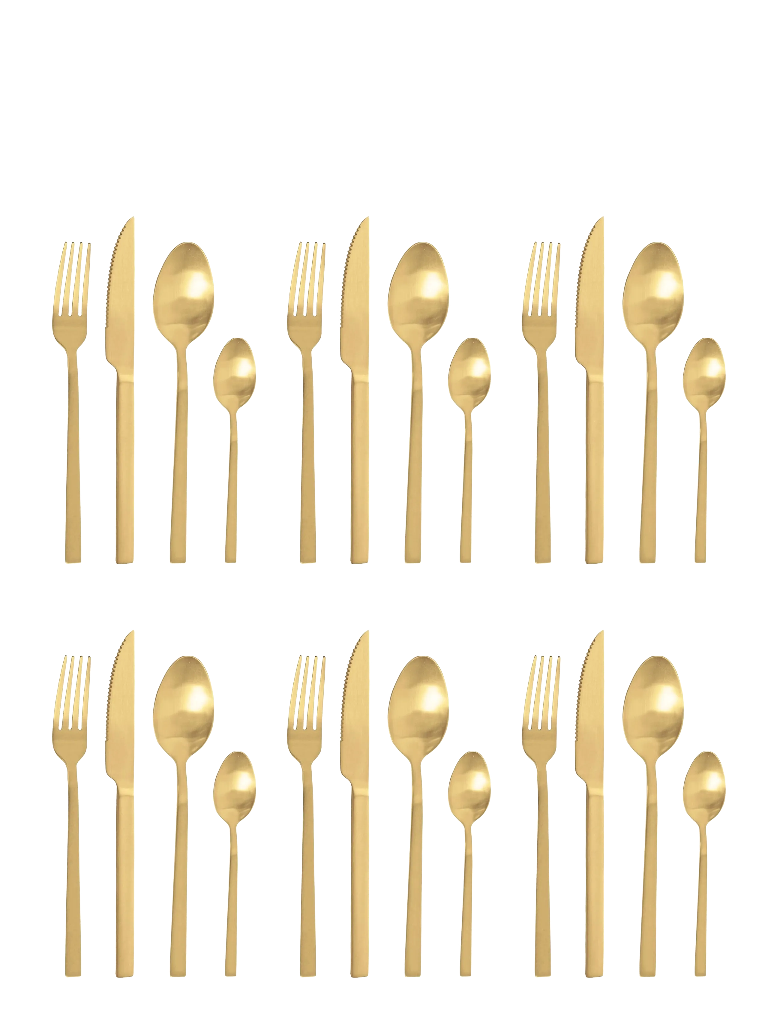 Pintinox - Bestickset 24-del Duke Sun satin Pintinox - bestiksæt - matt gold - 2
