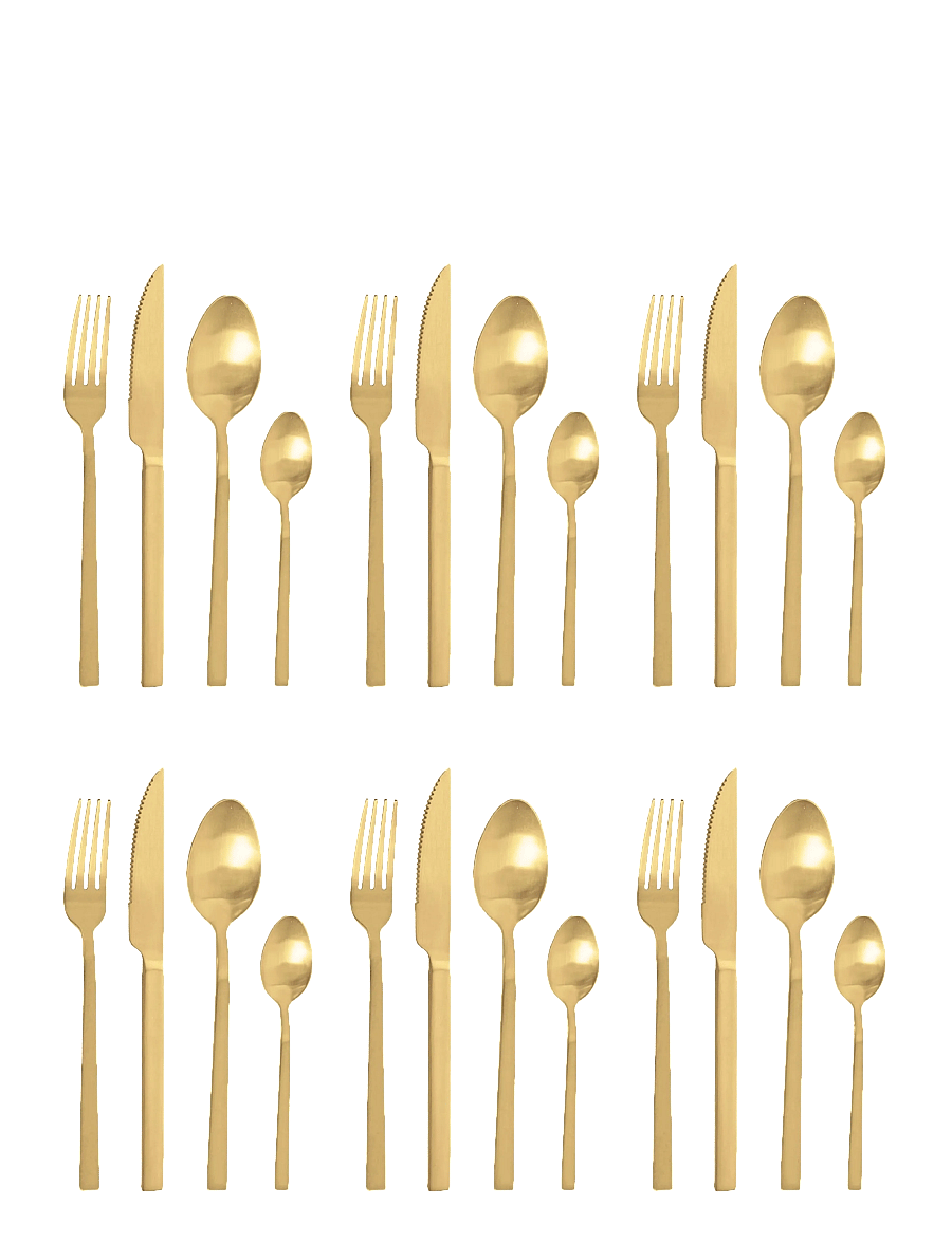 Pintinox - CUTLERY SET 24 PCS DUKE SUN SATIN PINTINOX - bestecksets - matt gold - 2